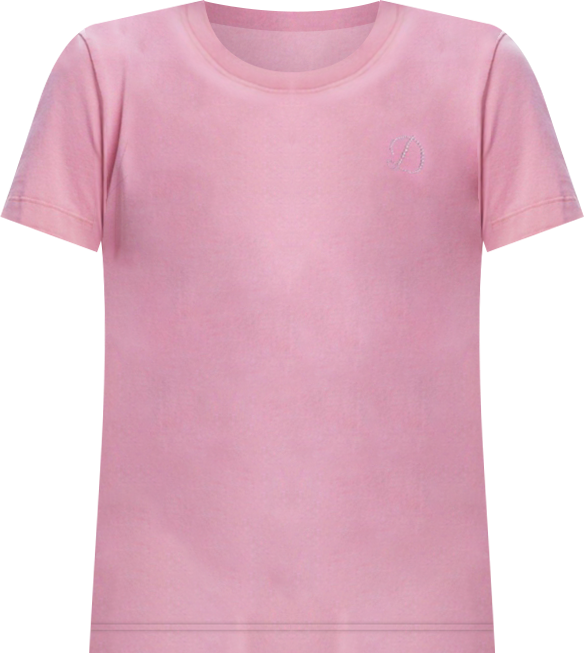 Women's "D" strass T-shirt