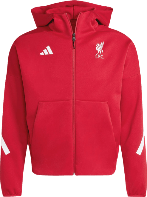 adidas Men's Liverpool FC 2025-26 Red Home Prematch Full-Zip