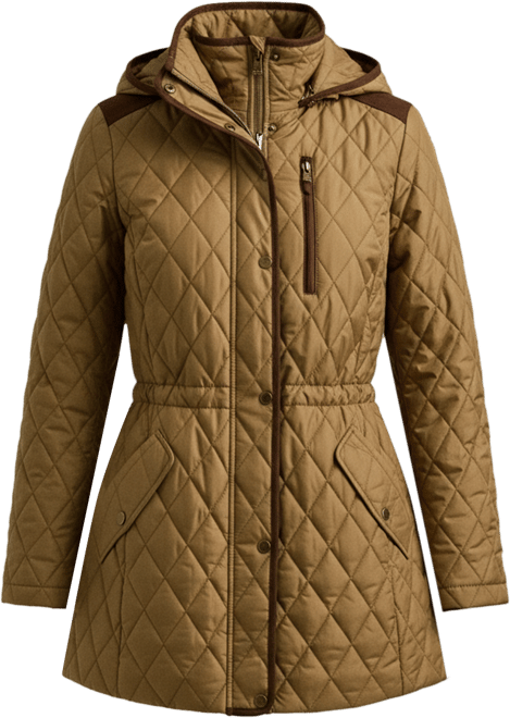 LAUREN RALPH LAUREN PETITE ジャケット Lauren Ralph Lauren Petite Hooded Quilted Anorak Coat - Macy's