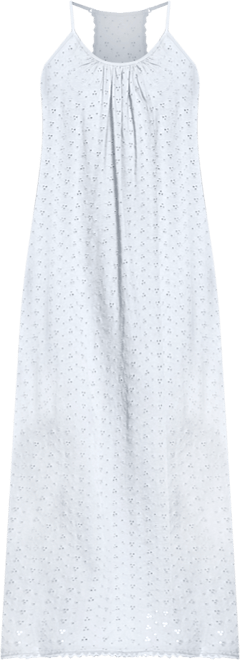 Women's Breezy Eyelet Knit Long Nightgown