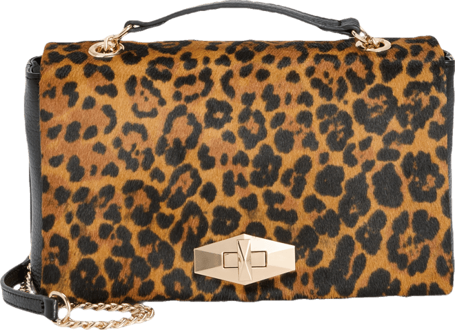 Soft Ajae Leopard-Print Shoulder Bag, Macy's Exclusive