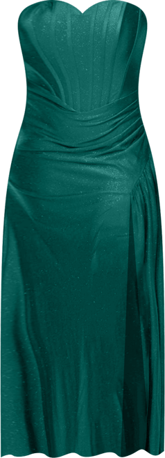 Women's Strapless Corset Slim Fitted Gown