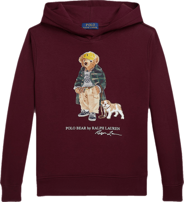 Big Boys Polo Bear Fleece Hoodie