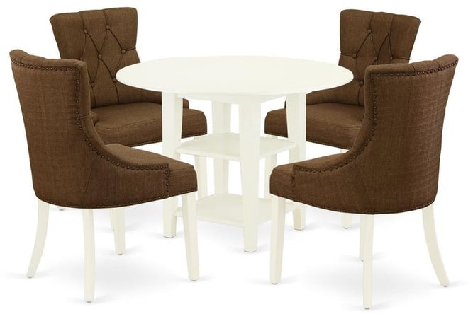 Dining Room Set Linen White