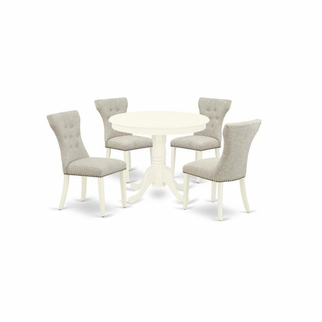 Dining Room Set Linen White