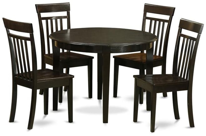 5 Pc Kitchen nook Dining set-Kitchen Table and 4 Kitchen Chairs