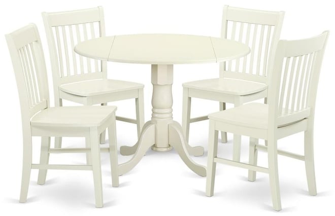Dining Room Set Linen White