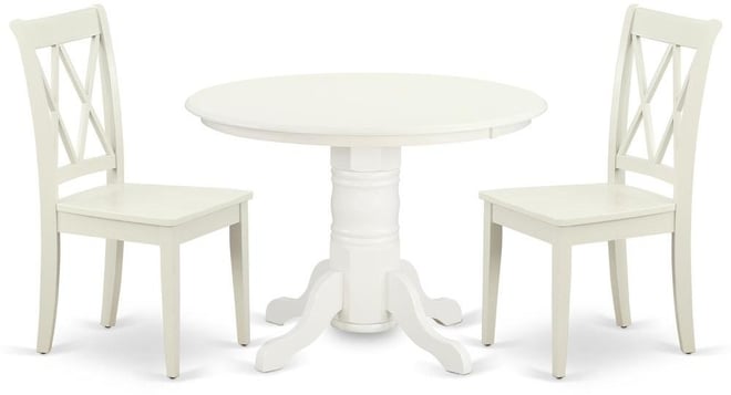 Dining Room Set Linen White