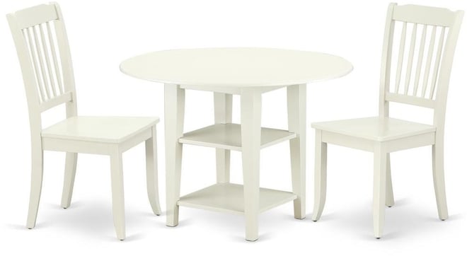 Dining Room Set Linen White