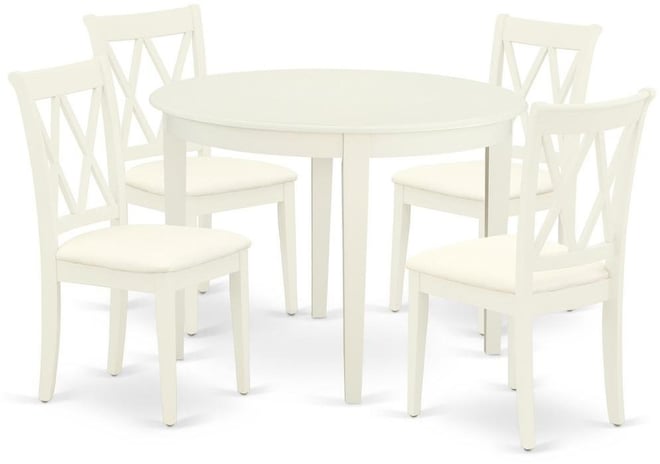 Dining Room Set Linen White