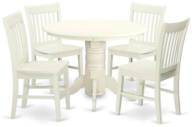 Dining Room Set Linen White