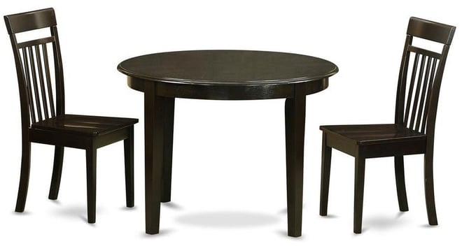 3 Pc Kitchen nook Dining set-Table and 2 Kitchen Chairs