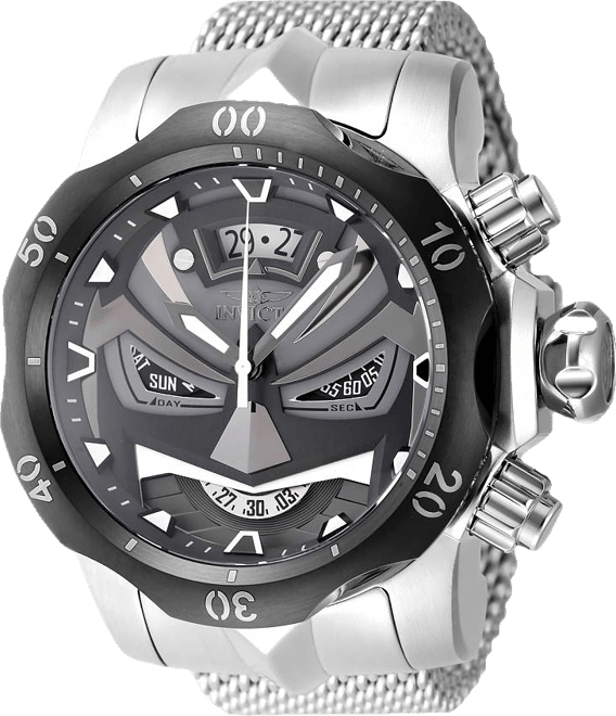 Men's 48169 Venom Quartz Multifunction Black, Gunmetal Dial Watch