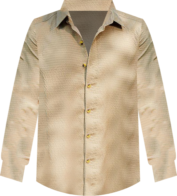 Men's Ruche-Textured Shirt