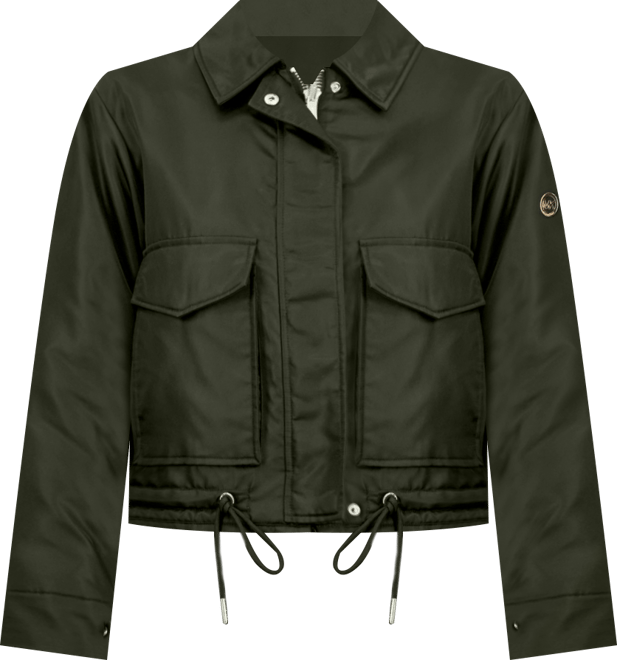 Michael  Women's Reversible Bomber Barn Jacket