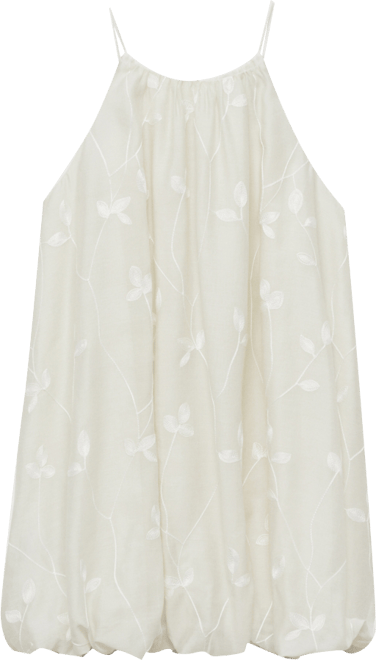 Women's Balloon Halter Dress