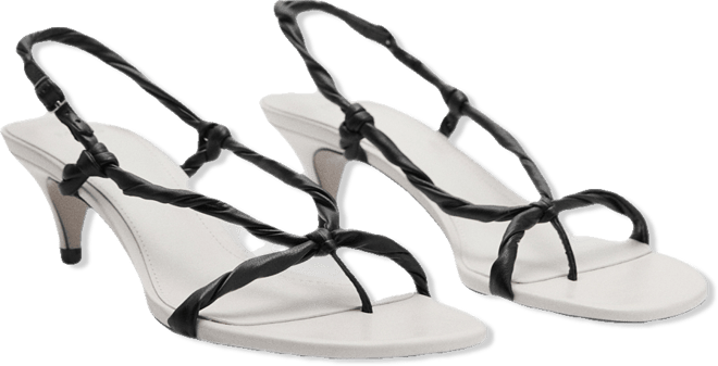 Women's Ruched Strips Sandals