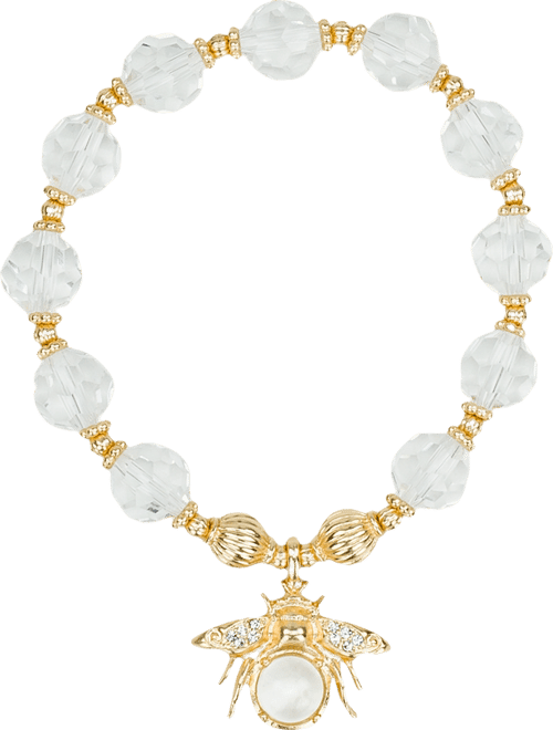 Summer Bees Stretch Bracelet