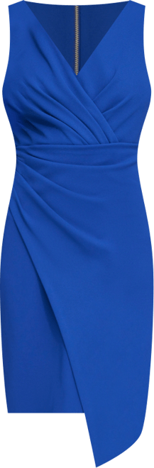 Women's Origami-Pleat Sleeveless Bodycon Dress