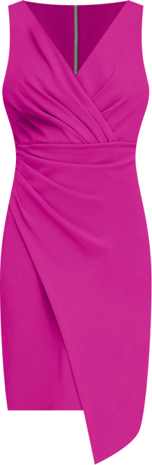 Women's Origami-Pleat Sleeveless Bodycon Dress