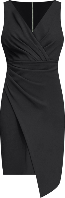 Women's Origami-Pleat Sleeveless Bodycon Dress