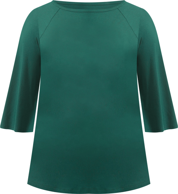 June + Vie Women's June + Vie Flared Raglan Sleeve Breton Tee