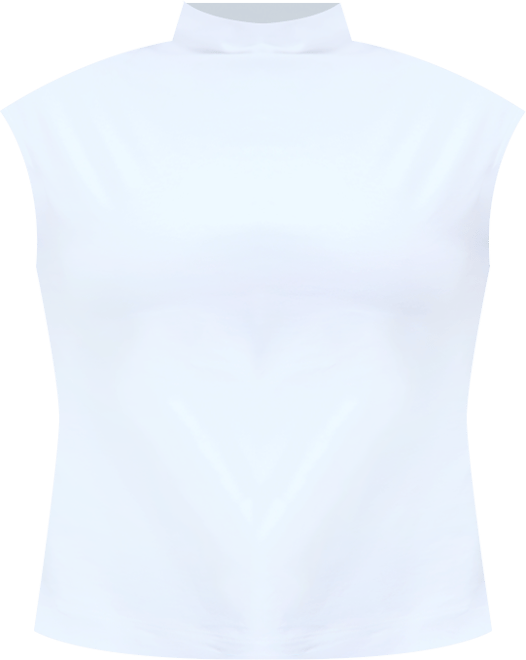 Women's Funnel Neck Sleeveless T-Shirt, Macy's Exclusive