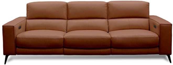 Neiwert 3-Pc. Leather Sofa Sectional with 3 Power Recliners