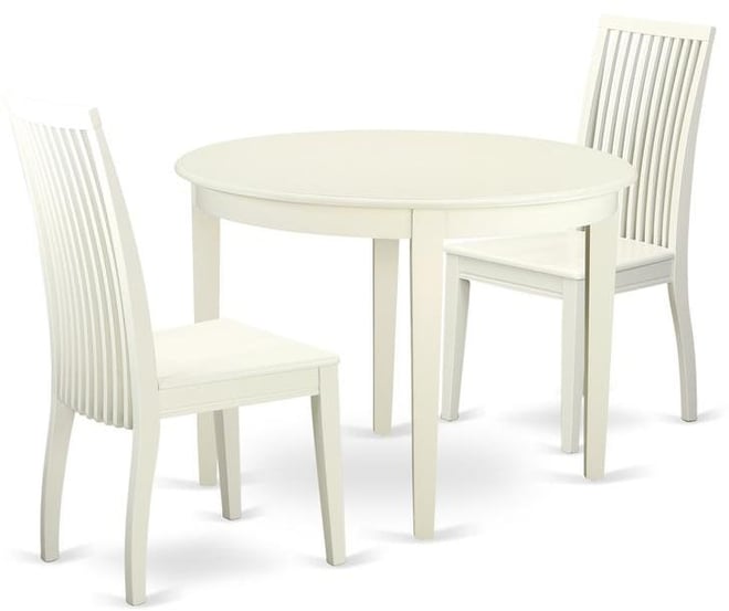 Dining Room Set Linen White