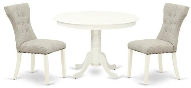 Dining Room Set Linen White