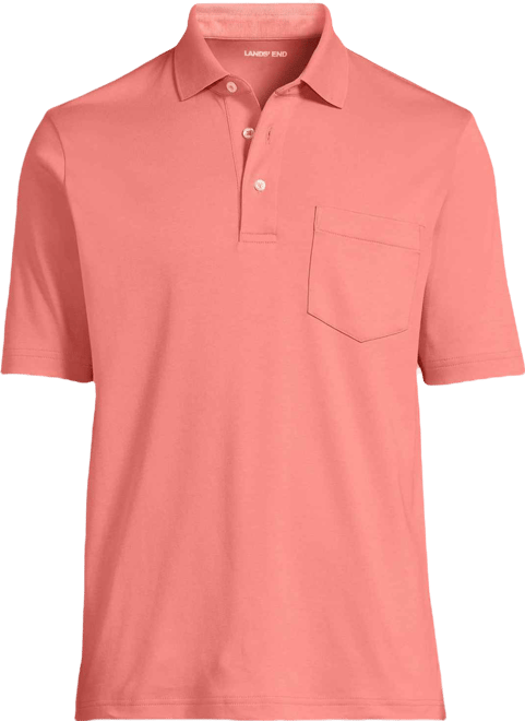 Men's Short Sleeve Cotton Supima Polo Shirt with Pocket