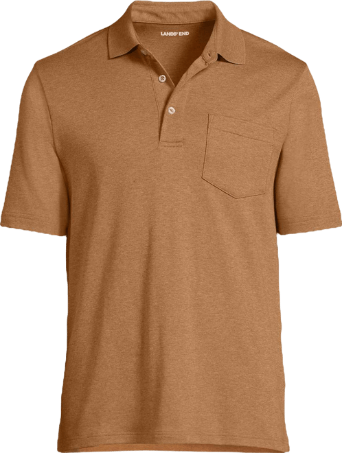 Men's Short Sleeve Cotton Supima Polo Shirt with Pocket
