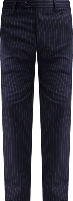 Men's Classic-Fit Wool-Blend Pinstripe Suit Separate Pants