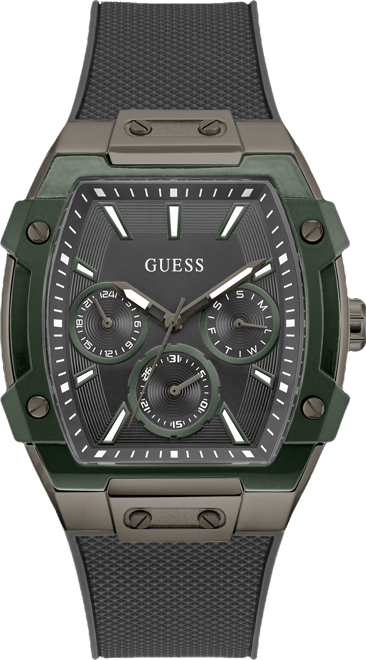 Men's Grey Gunmetal Multi-function Watch, 44mm