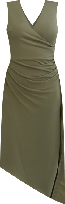 Women's Asymmetrical Midi Dress