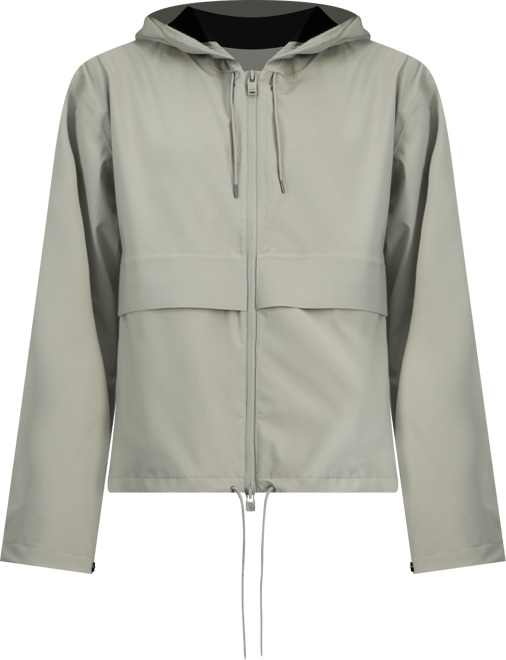 Women's Zip-Front Hooded Drawstring Jacket