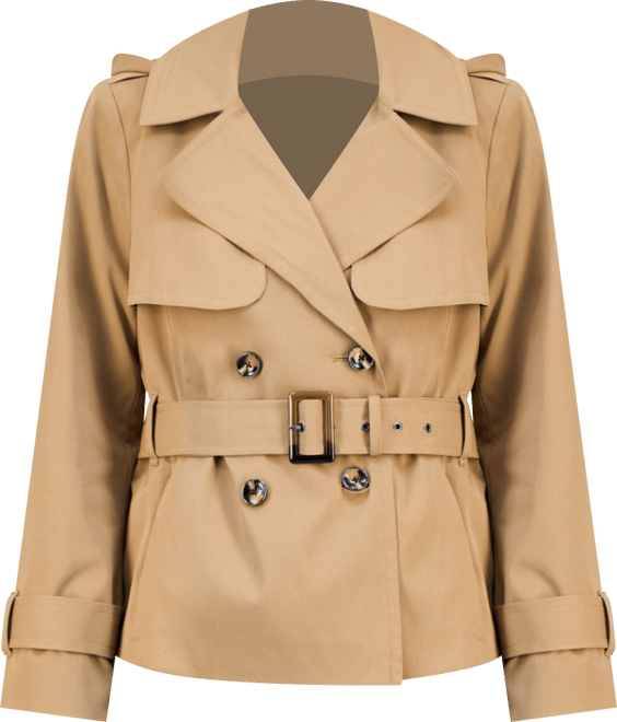 Women's Double-Breasted Belted Trench Coat, Exclusively at Macy's
