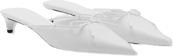 Women's Bow Detail Kitten Shoes