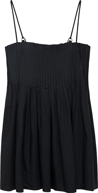Women's Short Pleated Cotton Dress