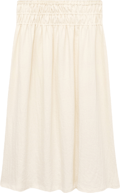 Women's Long Gathered Panel Skirt