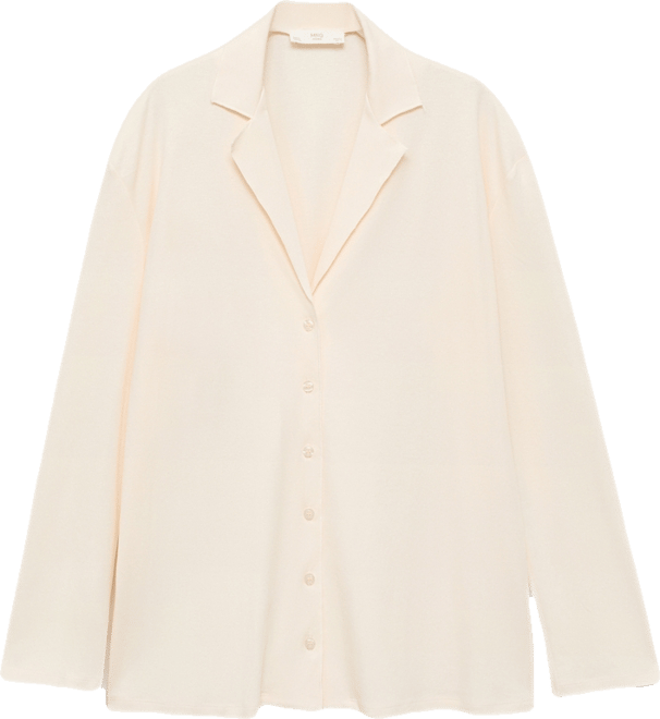 Women's Plain Cotton Pajama Shirt