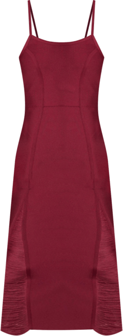 Women's Fringe Inset Bandage Midi Dress