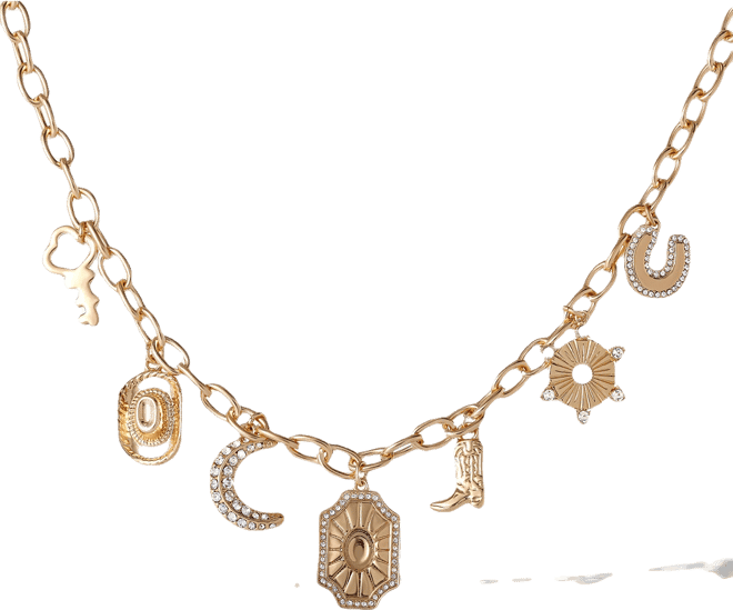 Starburst Charm Necklace