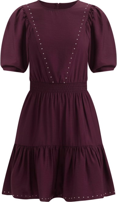 Women's Studded Crinkle Dress