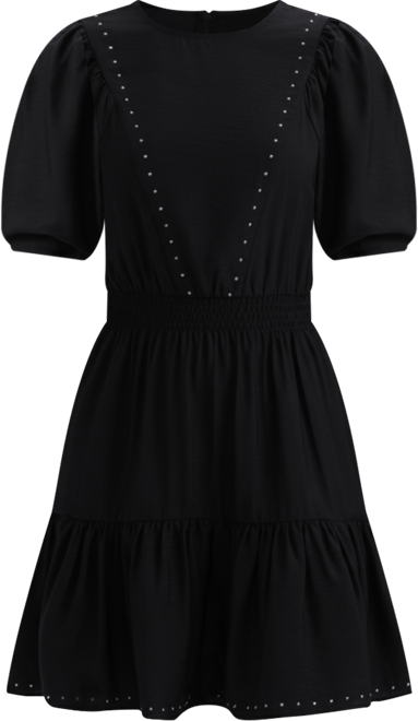 Women's Studded Crinkle Dress