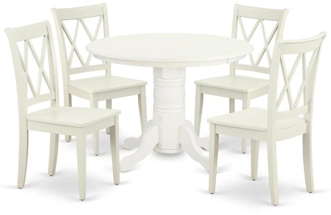 Dining Room Set Linen White