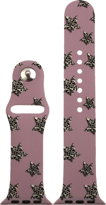 Star Printed Silicone Apple Watch Bands