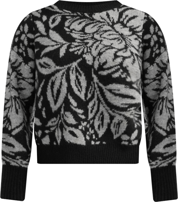Women's Long Sleeve Jacquard Top