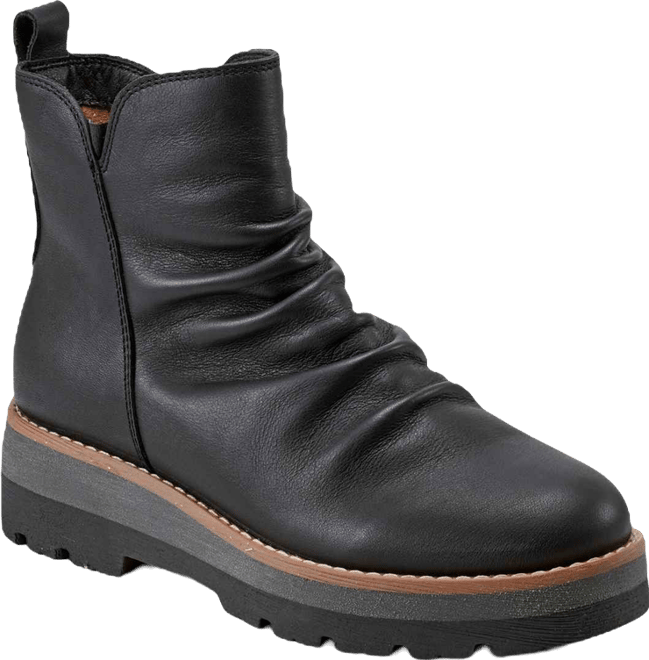 Women's Yonder Waterproof Ruched Lug Sole Booties