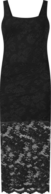 Women's Lace Square Neck Maxi Dress